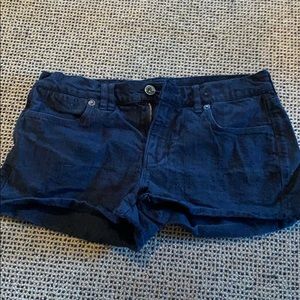 BLACK MADEWELL JEAN SHORTS SIZE 26!!